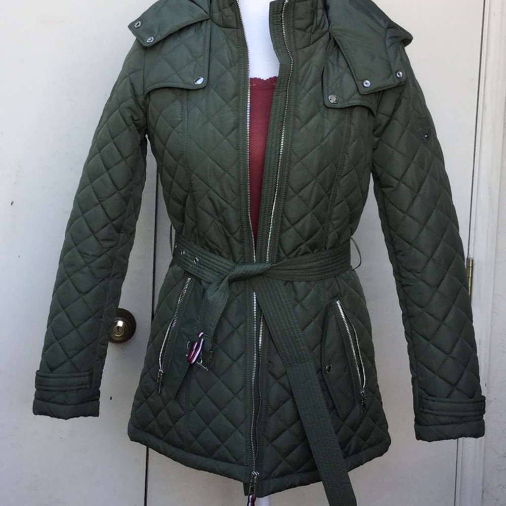 Tommy Hilfiger Diamond Quilted Puffer Coat
